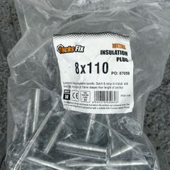 Metal insulation plugs