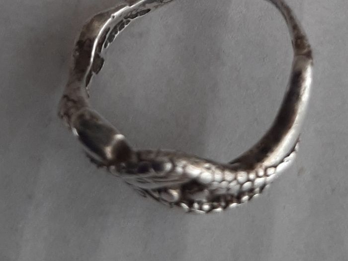 silver Dolphins ring