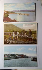 3 Old Irish Postcards.