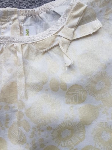 Vertbaudet girls blouse and cardigan set age 6