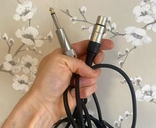 Female XLR to male 1/4 mono Jack (audio cable)