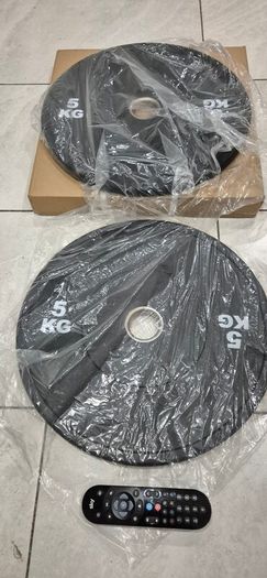 brand new 4x5kilo olympic bumper weight plates