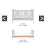 Jack Horner Cot Bed & Mama and Papas Wardrobe Image 3