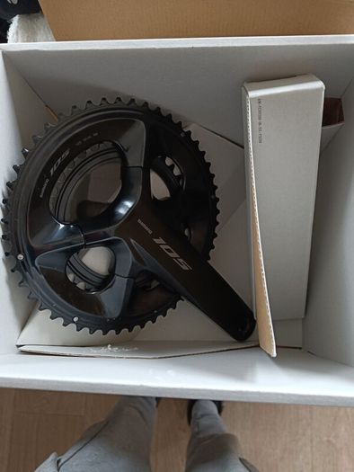 Shimano 105 FC-R7100 Crankset - 2x12-speed - black  170mm
