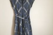 Blue tartan Monsoon dress
