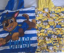 8 x toddler poncho towel