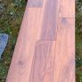 Pair of Custom-Made Solid Walnut Dining Benches Image 3