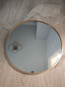 Rose Gold Round Mirror