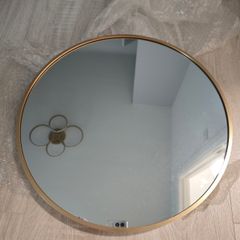 Rose Gold Round Mirror