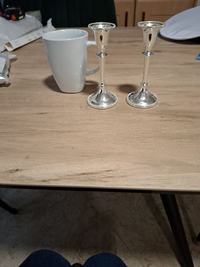 silver candlesticks