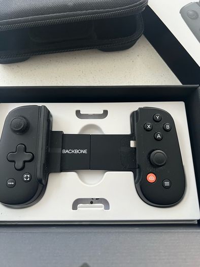 Backbone for iPhone  gaming controller and travel case