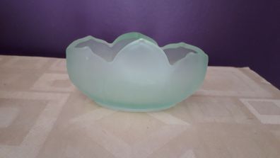 VASE - Vintage - 'Bagley ' - Frosted Glass