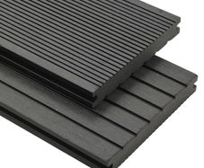 Boards WPC Solid Decking Boards with Accessories 30 m/2  2.2 m Grey