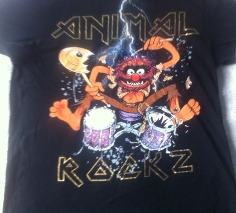 T shirt animal rock SIZE L