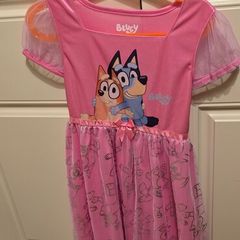 Bluey dress 7-8y. Brand new.