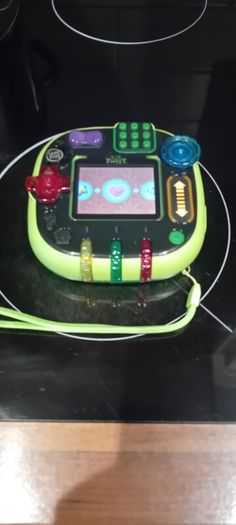 Green Leapfrog Rockit Twist Educational Learning Game toy console handheld