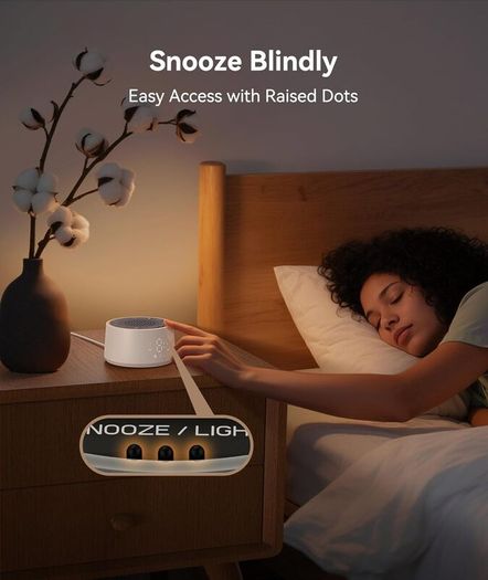 Dreamegg White Noise Machine - D1 Nova Sound Machine for Baby Adult, 25 Soothing Sounds, 9 Night Lights, Dimmable Display, Ideal Sleep Aid for Heavy Sleepers Bedroom