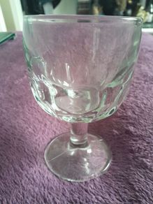 GOBLET - GLASS - Thumbprint Style - Extra Large