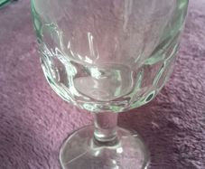 GOBLET - GLASS - Thumbprint Style - Extra Large