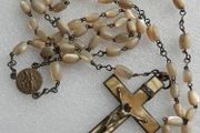 Vintage Mother of Pearl Rosary Beads