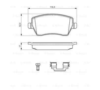 Front Brake Pads for RENAULT, clio, kangoo, Zoe, Logan and Megane
