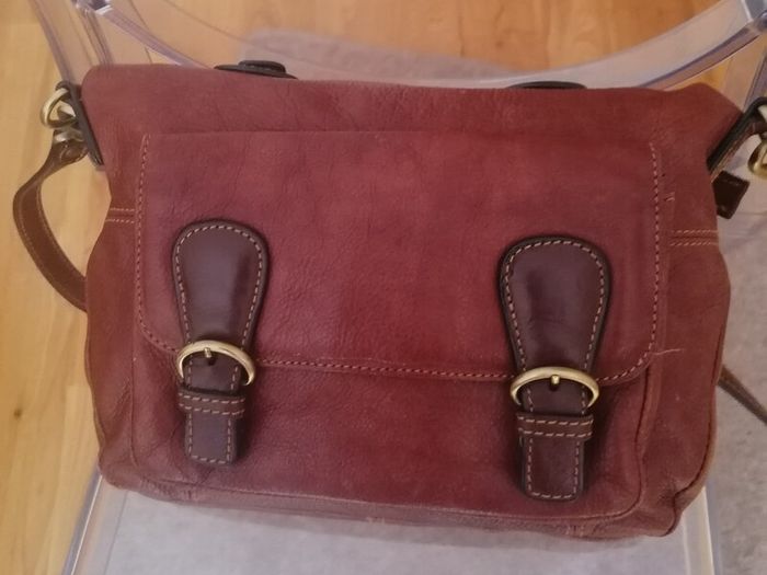 Satchel style bag - real leather