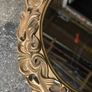 vintage oval mirror Image 3