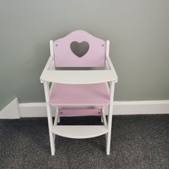 Wooden Dolls Highchair