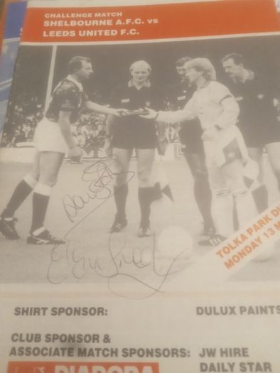 Old Soccer Programmes