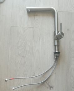 mixer tap - stainless steel