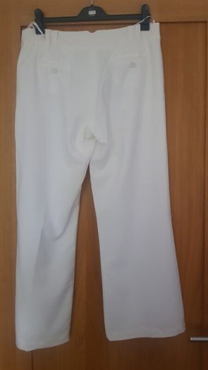 Dunnes Stores White Trousers Size 14