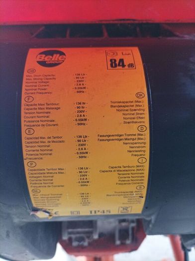 belle cement mixer