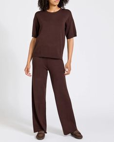 New Chocolate Brown Co-Ord Set: Size XS  Suit 8-10