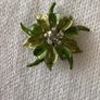 Brooch - Enamel and Crystal Image 2