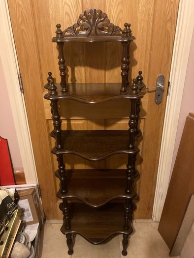 Victorian French ornate bookcase