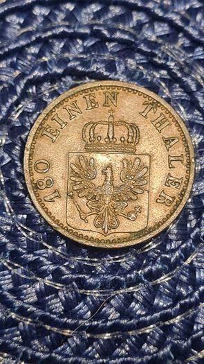 Germany.  180th of Thaler 2p 1865
