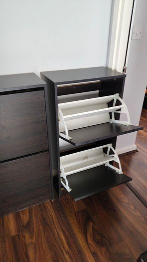 shoe cabinet 15e each or two for20e