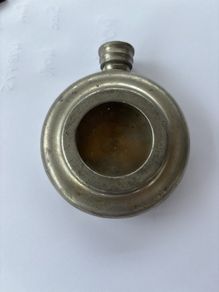 Pewter hip flask