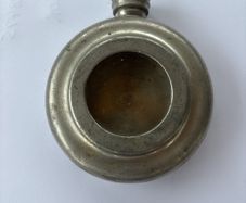 Pewter hip flask