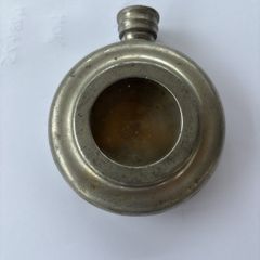 Pewter hip flask