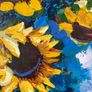 Sunflowers Original painting Image 3