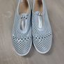 Brand new pair of silvery blue mesh shoes from CINDERS Image 4