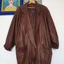 Leather Coat Size Uk 14 Image 9