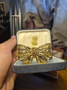 Vintage Golden Bow Bracelet