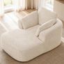 Softy Compressed Indoor Lounge Sofa Chair - Beige Image 4