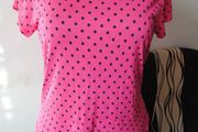George pink polka dot top size UK12 EU40 Perfect condition Postage included