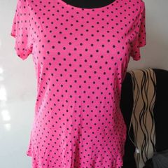 George pink polka dot top size UK12 EU40 Perfect condition Postage included