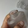 311 - Set of 4 Vintage Decorative Collectible Clear Glass Bottles Image 3