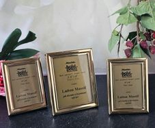 Solid Brass Photo Frames