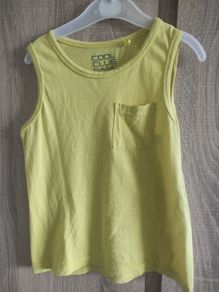Yellow top boy 110 cm Barely worn
